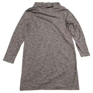 Pure‎ Jill Womens PXS Cowl Neck Tunic Sweater Dress Heather Purple Normcore